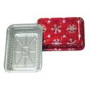 Durable Packaging 2-1/4 Pound Oblong Pan with Lid, 100 count