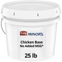 Nestle Minors No Added MSG Chicken Base, 25 Pound.