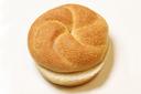 Rotellas Kaiser Corn Meal Dusted 4.25 Inch Hamburger Bun, 8 per bag -- 12 per case
