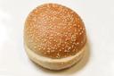Rotellas White Seeded Small Hamburger Bun, 3.75 inch Diameter - 12 per pack -- 5 packs per case.