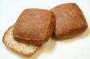 Rotellas Wheat Line Sliced Ciabatta Hamburger Bun, 4.25 inch Length - 6 per pack -- 8 packs per case.