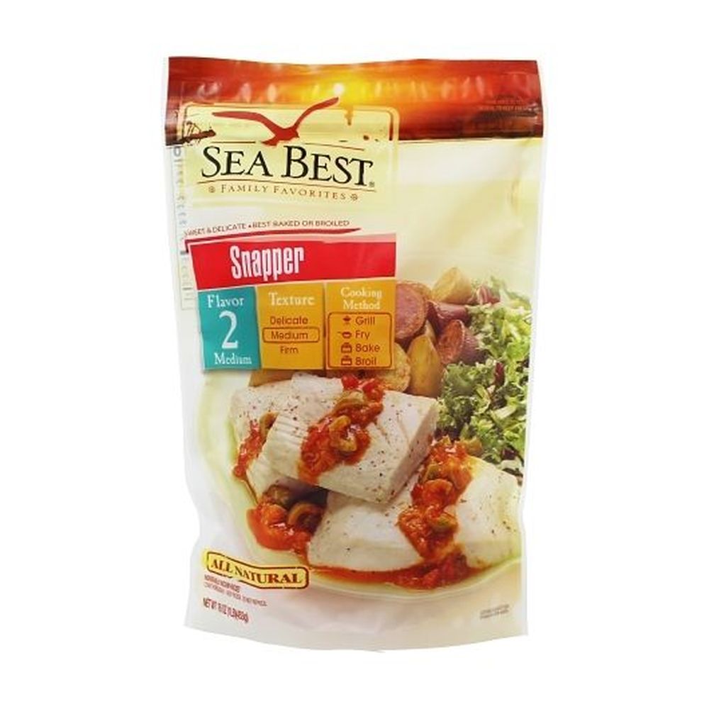 Sea Best Skinless Boneless Snapper Fillet, 1 Pound -- 12 per case