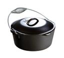 Lodge Preseasoned Cast Iron Dutch Oven, 5 Quart.