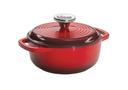 Lodge Red Dutch Oven, 1.5 Quart.