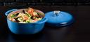 Lodge Porcelain Enamel Cast Iron Blue Dutch Oven, 6 Quart