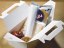 Hoffmaster Black Heavyweight Plastic Individually Wrapped Fork Knife Spoon Kit -- 100 per case