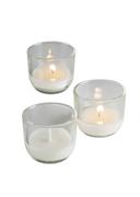 Sterno CandleLamp 5 Hour PetiteLites Clear Glass Traditonal Wax Candle -- 48 per case.