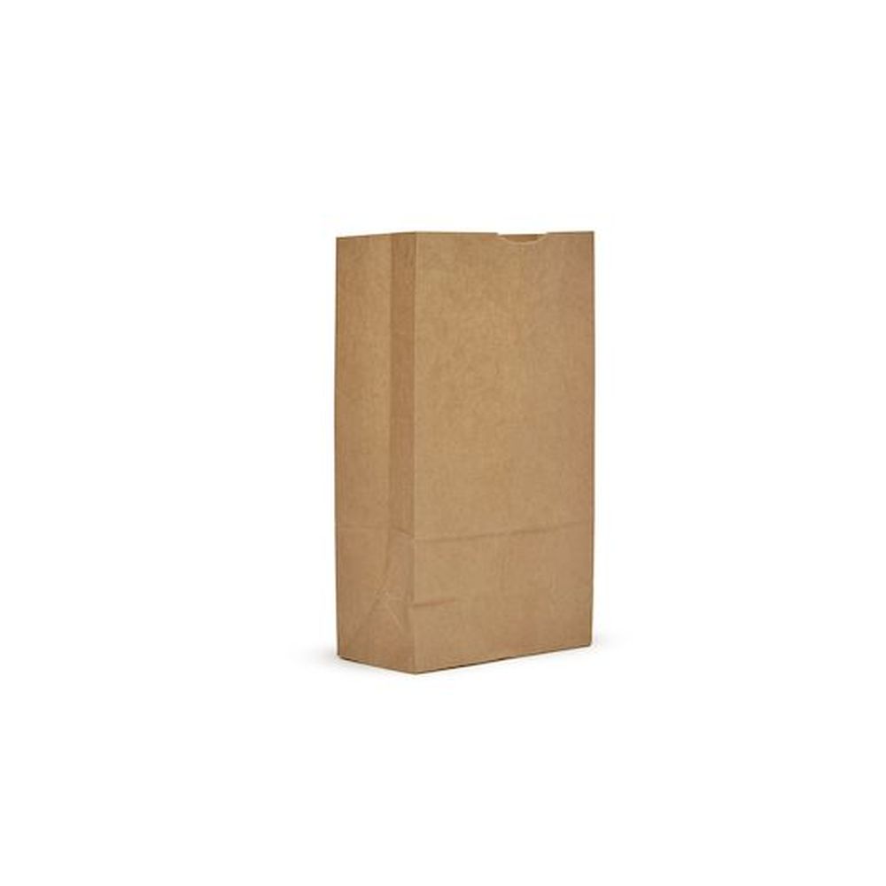 Ajm 12 Pound Plain Brown Bag, 500 count