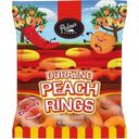 Palmer Chamoy Peach Rings Candy - Peg Bag -- 8 per case