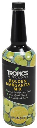 Tropics Ready To Use Golden Agave Margarita Cocktail Mix, 1 Liter -- 12 per case