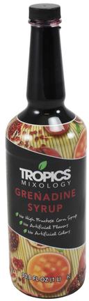 Tropics Ready To Use Grenadine Syrup, 1 Liter -- 12 per case