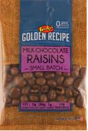 Golden Recipe Chocolate Raisins, 3.5 Ounce -- 8 per case.