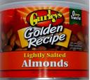 Gurleys Foods Light Salt Almonds, 9 Ounce -- 12 per case.