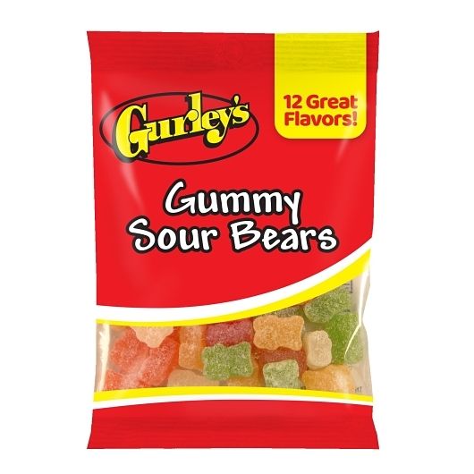 Pal Sour Bears Gummy, 5 Ounce -- 12 per case