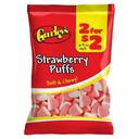 Gurleys Strawberry Puffs Soft and Chewy Gummy Candy, 2.5 Ounce -- 12 per case