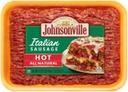Johnsonville All Natural Uncooked Ground Hot Italian Pork Sausage, 16 Ounce -- 8 per case.