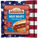 Johnsonville Smoked Beef Bratwurst Link, 12 Ounce -- 10 per case.