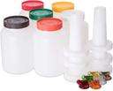 Carlisle Stor N Pour Complete Assorted Color Container, 1/2 Gallon -- 6 per case