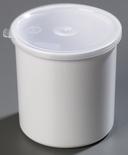 Carlisle White Classic Crock with Lid, 1.2 Quart -- 12 per case