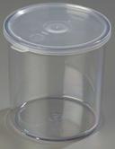 Carlisle Clear Classic Crock with Lid, 1.2 Quart -- 12 per case