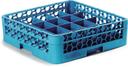 Carlisle Blue 20 Compartment Divided Tilted Glass Rack with 1 Open Extender -- 4 per case