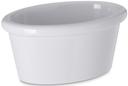 Carlisle Melamine White Smooth Oval Ramekin, 2 Ounce -- 48 per case