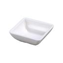 White Melamine Single Square Ramekin -- 48 per case