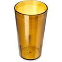 Carlisle Stackable Amber SAN Tumbler, 12 Ounce - 12 per set -- 6 set per case