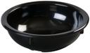 Carlisle Kingline Melamine Black Nappie Bowl, 10 Ounce -- 48 per case