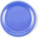 Carlisle Sierrus Melamine Ocean Blue Narrow Rim Dinner Plate, 9 inch Dia -- 24 per case