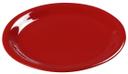 Carlisle Sierrus Melamine Red Narrow Rim Dinner Plate, 9 inch -- 24 per case