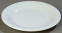 Carlisle Melamine White Wide Rim Plate, 9 inch -- 24 per case