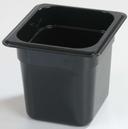 Carlisle Storplus Black Food Pan, 6 inch Deep -- 6 per case