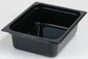 Carlisle Polycarbonate Half Size Black Food Pan, 4 inch Deep -- 6 per case