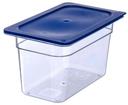 Carlisle Smart Lid 1/4 Size Dark Blue Food Pan Lid Only -- 6 per case