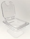 Carlisle StorPlus Easy Access Hinged Notched Universal Lid with Handle -- 6 per case