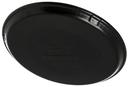 Carlisle Fiberglass Black Round Tray, 11 inch -- 12 per case