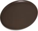 Carlisle Griptite Fiberglass Brown Round Tray, 14 inch -- 12 per case