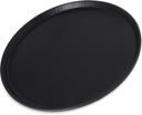 Carlisle Griptite Fiberglass Black Round Tray, 16 inch -- 12 per case