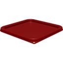 Carlisle Proprietary Blend Red Lid for 6 - 8 Quart Squares Food Storage Container -- 6 per case