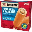 Jimmy Dean Entree Original Pancake and Sausage on a Stick, 2.2 Pound -- 8 per case.