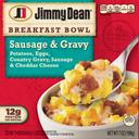 Jimmy Dean Country Gravy Sausage and Cheddar Potatoes and Egg Breakfast Bowl, 7 Ounce -- 8 per case.