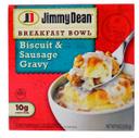 Jimmy Dean Biscuit and Sausage Gravy Breakfast Bowl, 9 Ounce -- 8 per case.