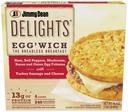 Jimmy Dean Delights Ham Peppers Mushroom Eggwich, 4 count per pack -- 6 per case