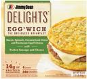 Jimmy Dean Delights Bacon Spinach Onion Eggwich, 4 count per pack -- 6 per case