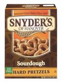 Snyders of Hanover Sourdough Hard Pretzel, 13.5 Ounce Box -- 12 per case.