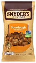 Snyders of Hanover Sourdough Pretzel Nibblers, 9 Ounce -- 12 per case.