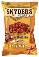 Snyders of Hanover Hot Buffalo Wing Pretzel Pieces, 8 Ounce -- 6 per case.