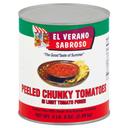 El Verano Sabroso Peeled Chunky Tomato in Light Tomoto Puree, 102 Ounce -- 6 per case.