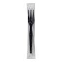 Dixie Heavy Weight Black Polystyrene Fork, 1000 count